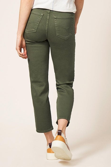 MILEY RELAXED STRAIGHT JEAN MID GREEN 2