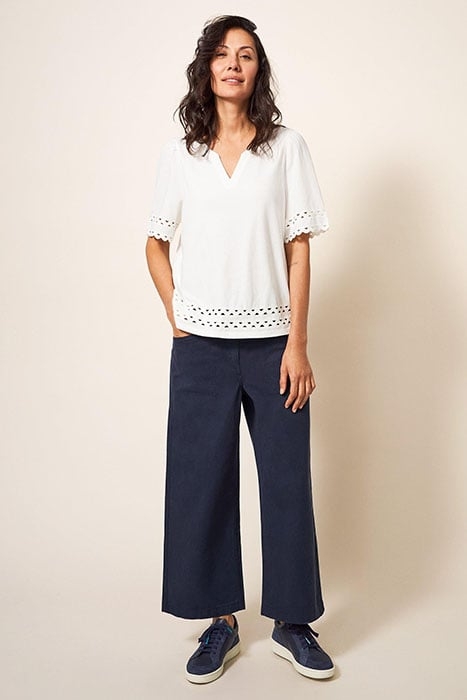 SAGE TRIM TOP PALE IVORY 1