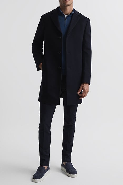 GABLE SINGLE BREASTED COAT NAVY 3