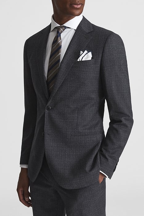 DUNN BLAZER CHARCOAL 4