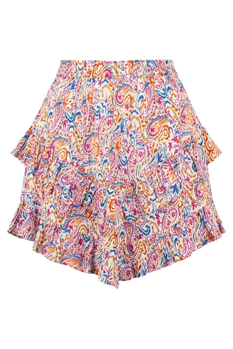 LADIES BOLOGNA SKIRT COLOURED PAISLEY MULTI PAISLEY 8