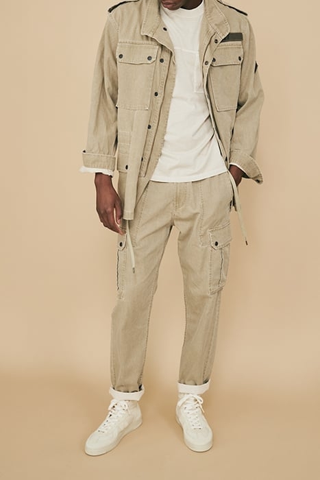 LIGHT KHAKI TERRA® DENIM SAFARI JACKET 6
