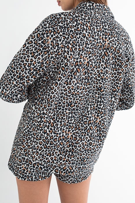FAWN LEOPARD PRINT DENIM JACKET 2