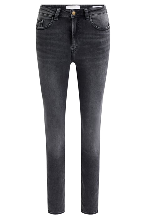 5-POCKET HIGH RISE DARK GREY 5