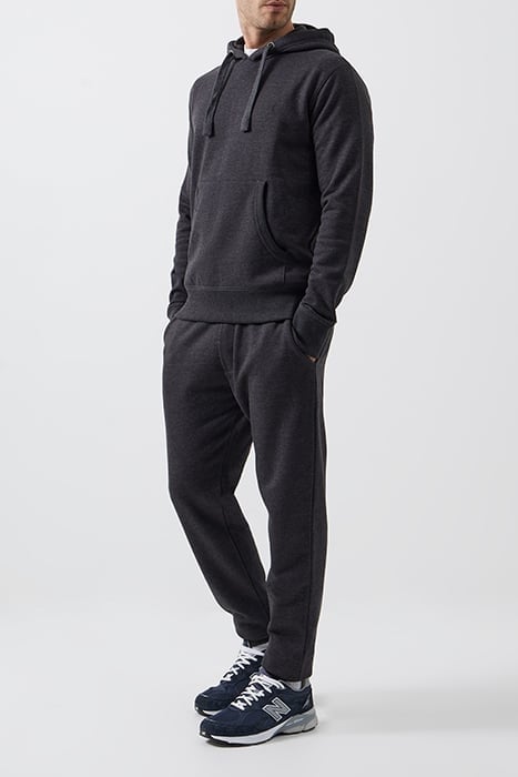 OVERHEAD SWEAT HOODIE CHARCOAL MELANGE 1