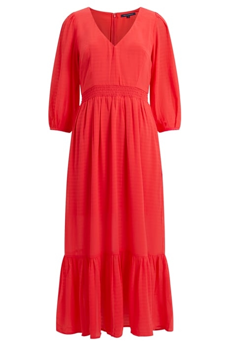 CORA TIERED MIDI DRESS BITTERSWEET 1