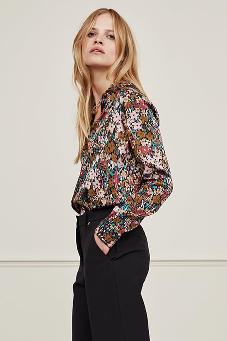 LOT BLOUSE BLACK/RA RA RASPBERR 5