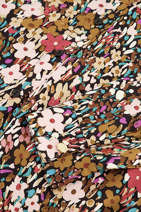 LOT BLOUSE BLACK/RA RA RASPBERR 6