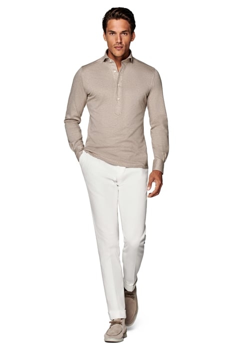 LIGHT BROWN EXTRA SLIM FIT SHIRT LIGHT BROWN 5