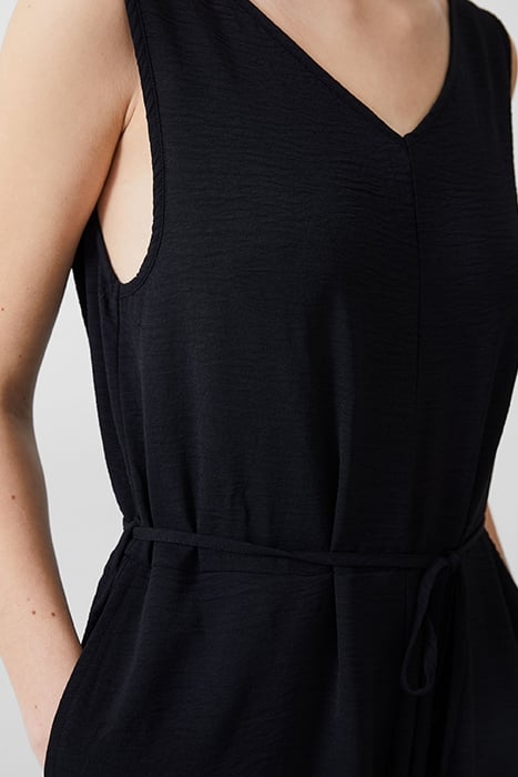 CULOTTE CRINKLE JUMPSUIT BLACK 3