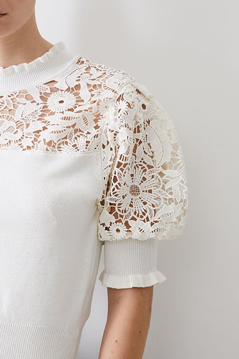 CROCHET MIX KNIT WHITE 4