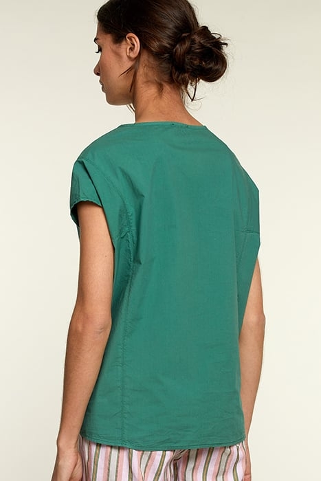 GREEN CAP SLEEVES SHIRT 2