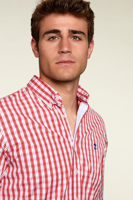 CUSTOM FIT CHECKED SHIRT MULTI 4