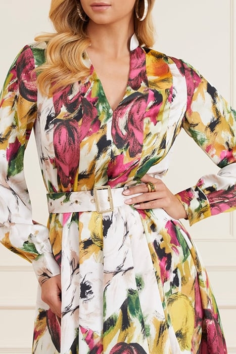 AUTUMN GARDEN LOOSE MINI DRESS PRINT 5