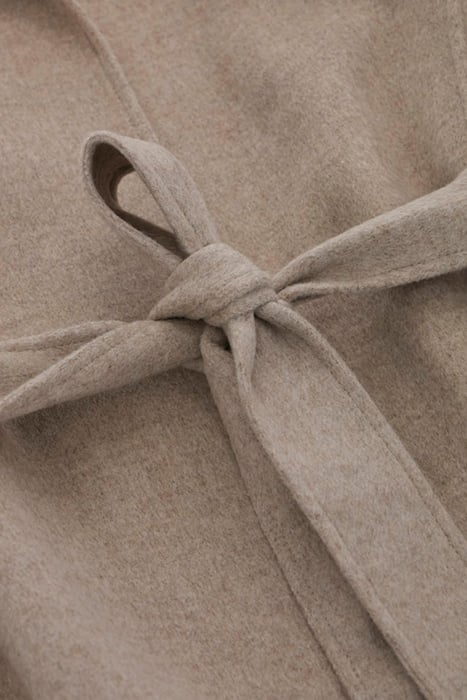 MAXIME LONG COAT LIGHT GREY WRAP MULTI 8