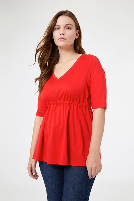 T-SHIRT WITH DRAWSTRING RED 1