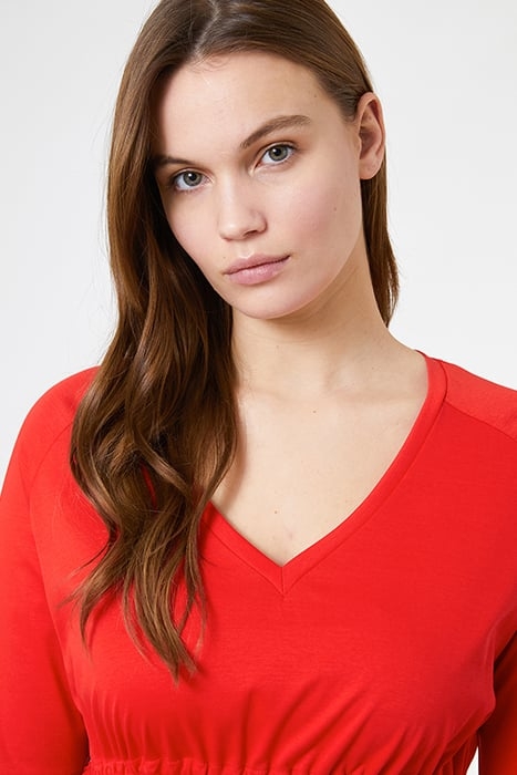 T-SHIRT WITH DRAWSTRING RED 6