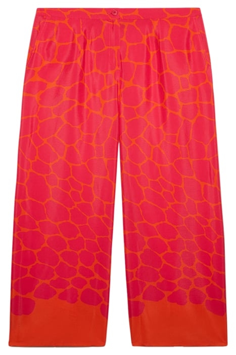 ELEGANT PRINTED TROUSERS RED 4