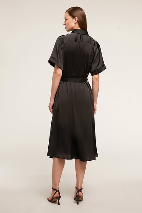 CHEMISIER DRESS WITH POCKETS BLACK 2