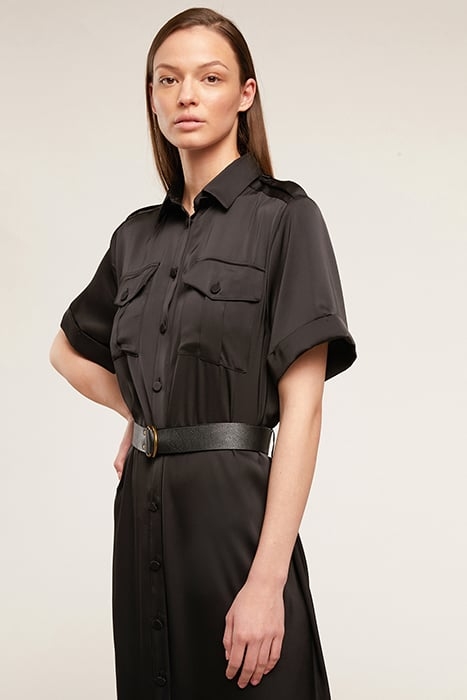 CHEMISIER DRESS WITH POCKETS BLACK 5