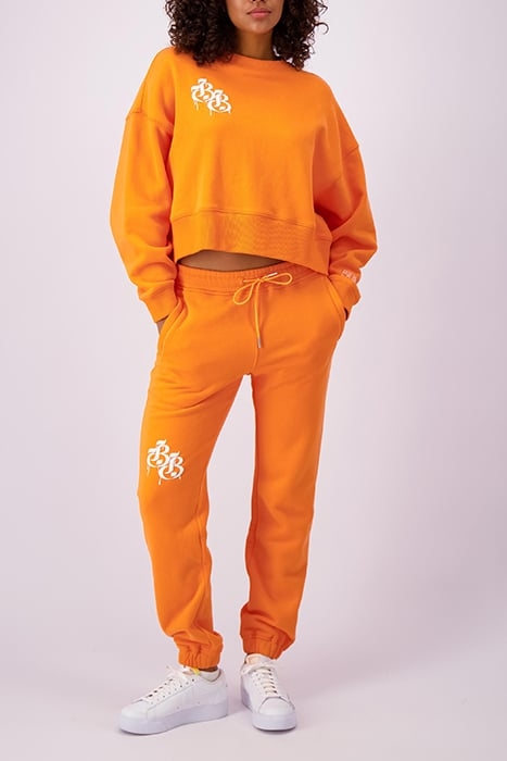 DRIPPING CREWNECK SWEATER ORANGE 3