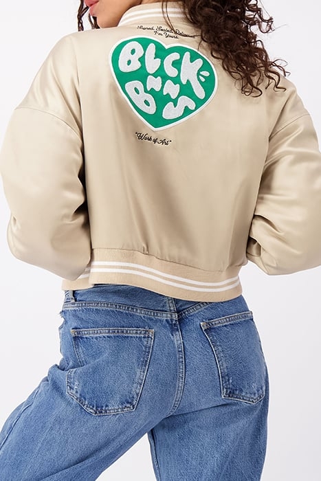 MONOGRAM BOMBER JACKET SAND 2