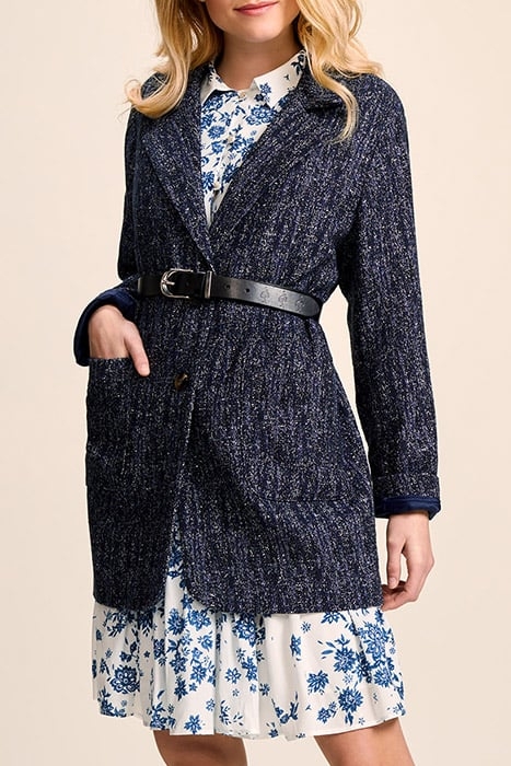 DYPTIQUE - GENTIAN BLUE FANCY WOOL JACKET 4