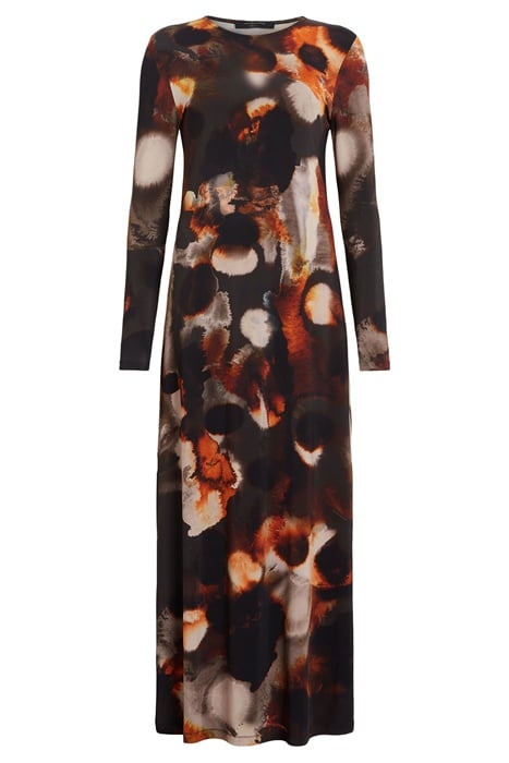 KATLYN MARS DRESS RUST BROWN 3