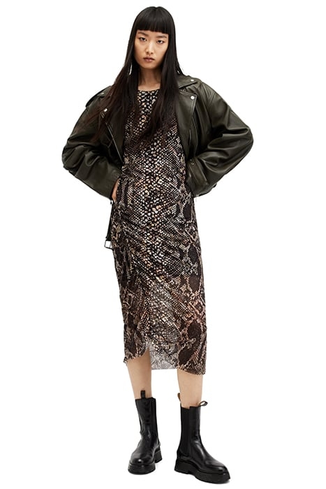 NORA WAIMEA LS DRESS BLACK 4