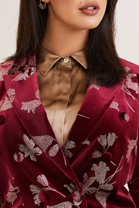 ANGELICA BLAZER PURPLE PETAL WITH RO 5