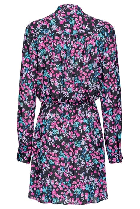 BLENNIO DRESS BLACK/FUCHSIA/LILAC 5
