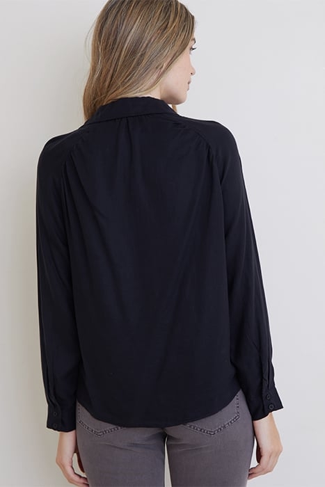 LONG SLEEVE RAGLAN SHIRT BLACK 2