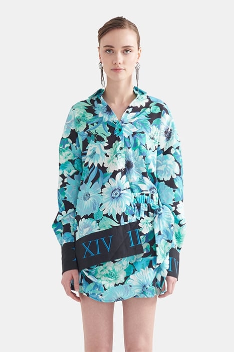 LA-SBFLORAL BLUE BLOUSE BLUE 1