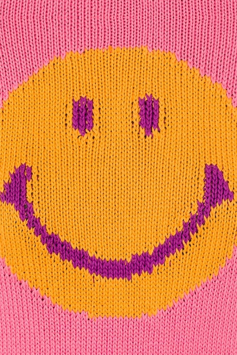 SMILEY® COTTON SWEATER PINK 4