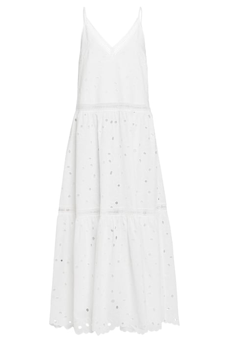 MICHAELA MAXI LENGTH STRAP DRESS SNOW WHITE 3