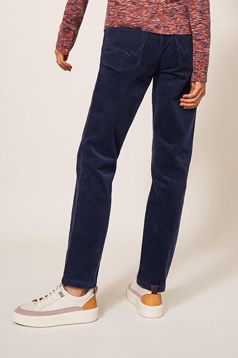 BROOKE STRAIGHT CORD TROUSER DARK NAVY 2