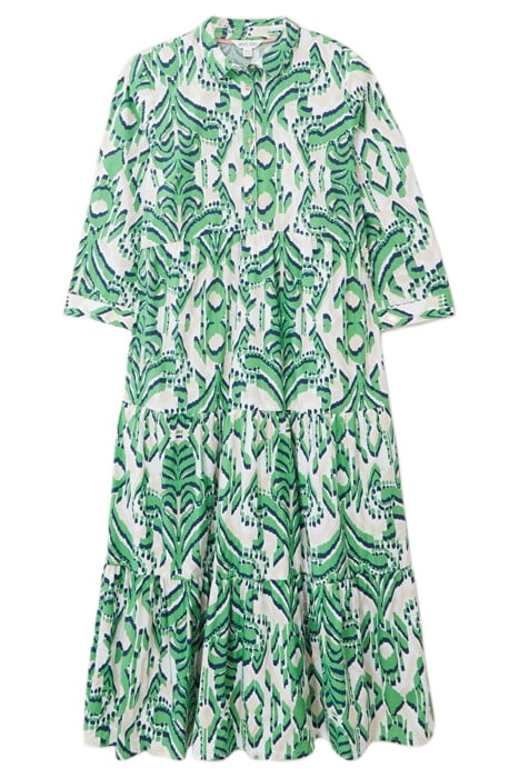 MAYRA TIERED SHIRT DRE GREEN 3