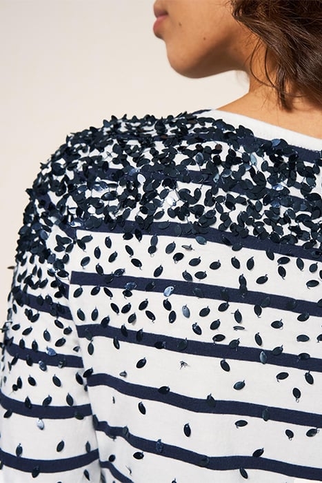 ROXY SEQUIN TOP IVORY 4