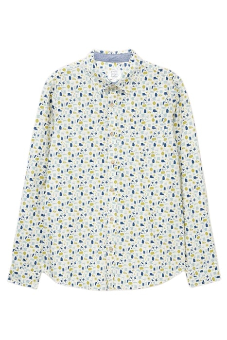 ANTIQUE PRINTED SHIRT NATURAL 1