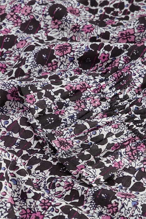 ISABELLA SHORT DRESS WARM WHITE/ANTRA 4