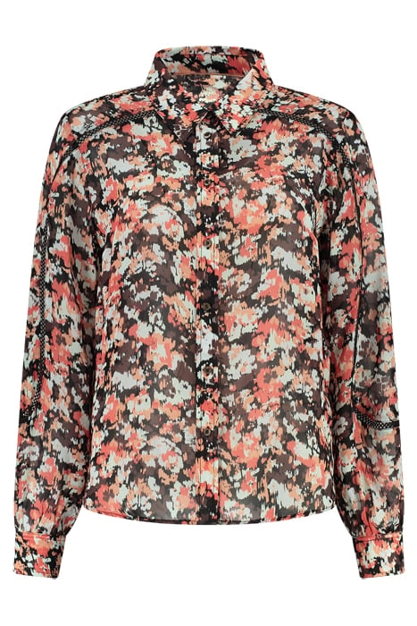 ROMA BLOUSE FLOWERFIELD BROWN 1