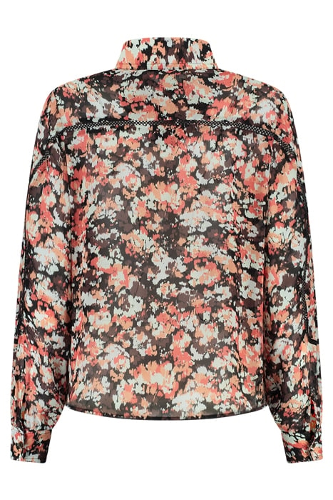 ROMA BLOUSE FLOWERFIELD BROWN 2