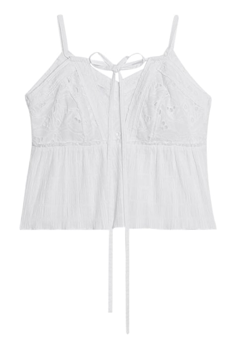 MIREYA TANK TOP IN WHITE 4