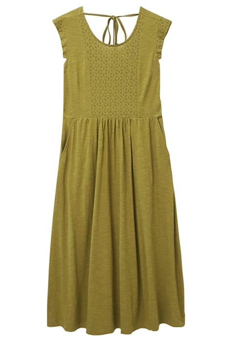 VIOLET JERSEY BRODERIE DRE MID GREEN 2