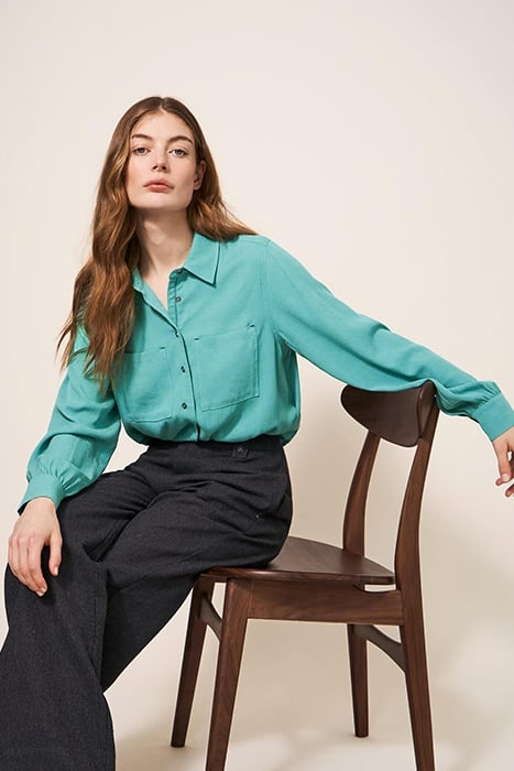 ELLA SHIRT MID TEAL 4
