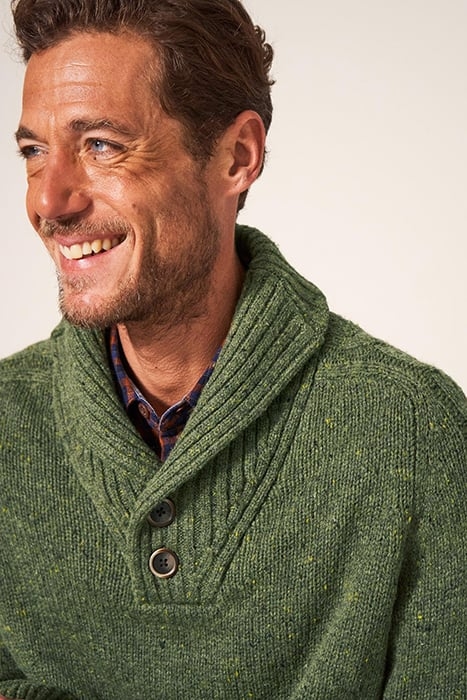 ARUNDEL SHAWL DARK GREEN 4