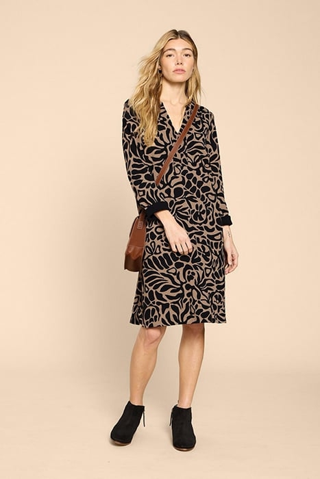 JUNE JERSEY SHIFT DRE BLACK 1