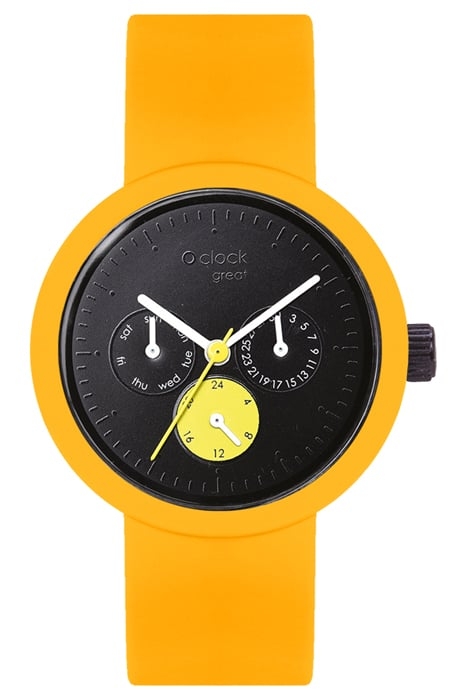 O CLOCK GREAT BLACK/YELLOW/WHITE 1