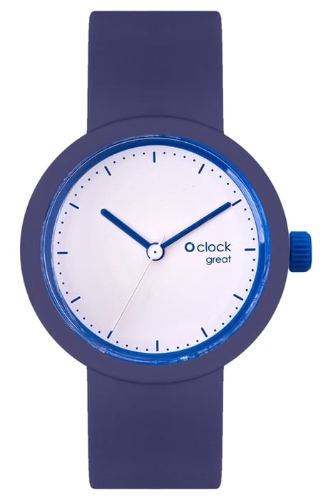 WATCH O CLOCK GREAT IRIS BLUE 1