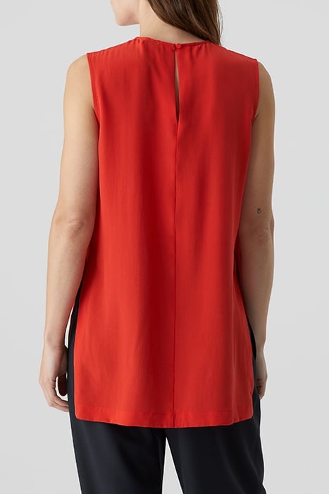 SLIT TOP SHIRTS & BLOUSES FIERY RED 2
